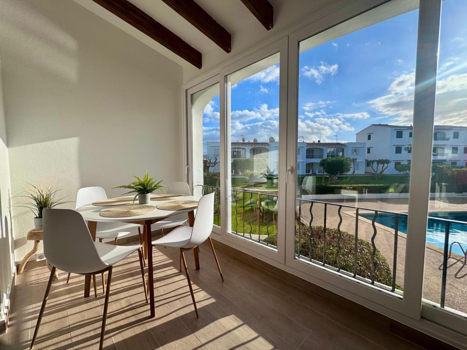 Precioso Apartamento Residencial Con Piscina Cala En Porter  Экстерьер фото