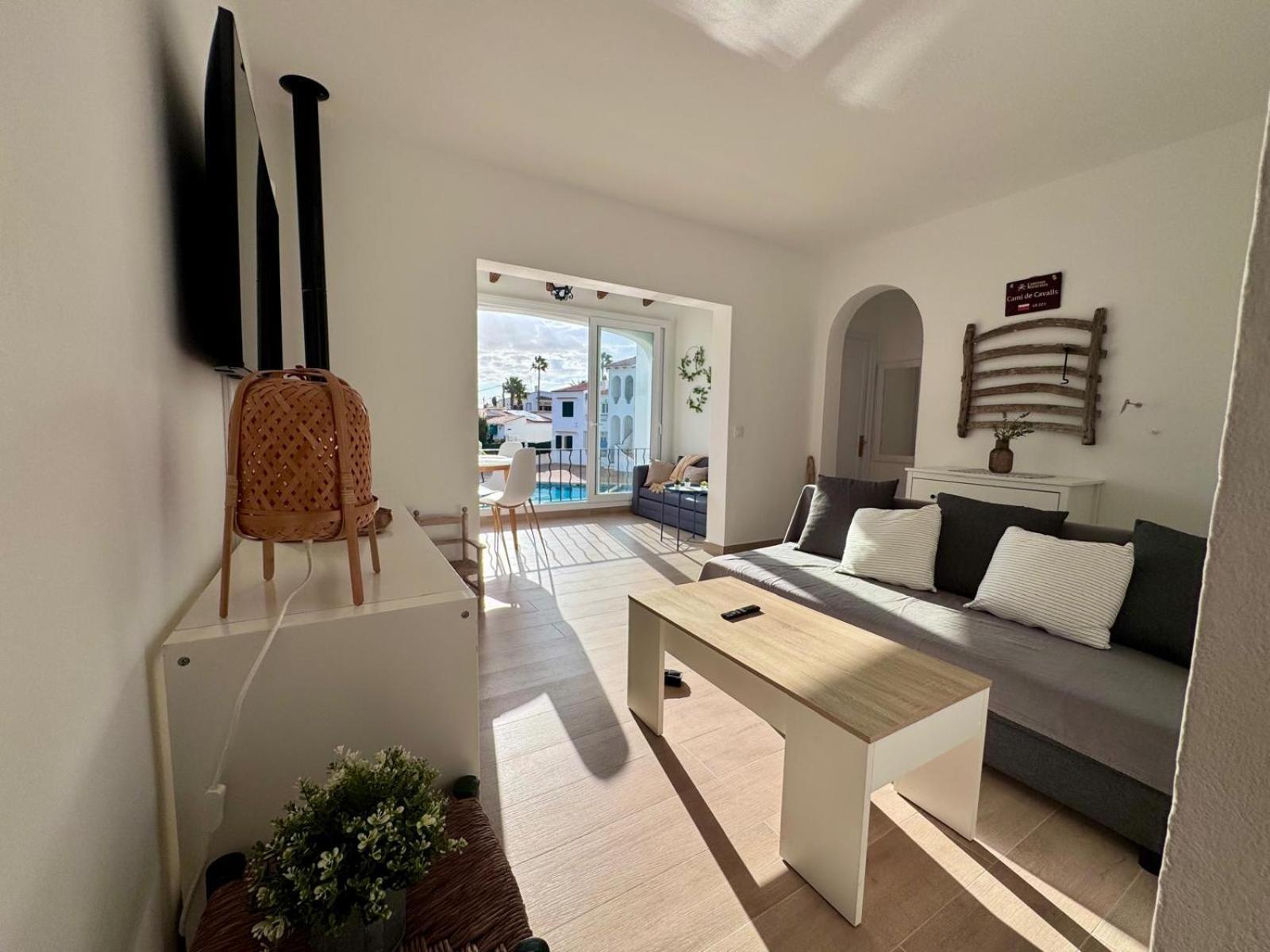 Precioso Apartamento Residencial Con Piscina Cala En Porter  Экстерьер фото